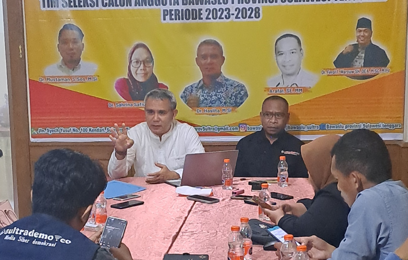 Pengumuman Hasil Penelitian Berkas Administrasi Calon Anggota Bawaslu Provinsi Sulawesi Tenggara Periode 2023-2028