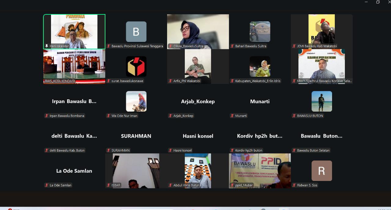 Bawaslu Sultra Gelar Ngobrol Kamis Edisi ke-7, Bahas Peran PPID dalam Keterbukaan Informasi Publik