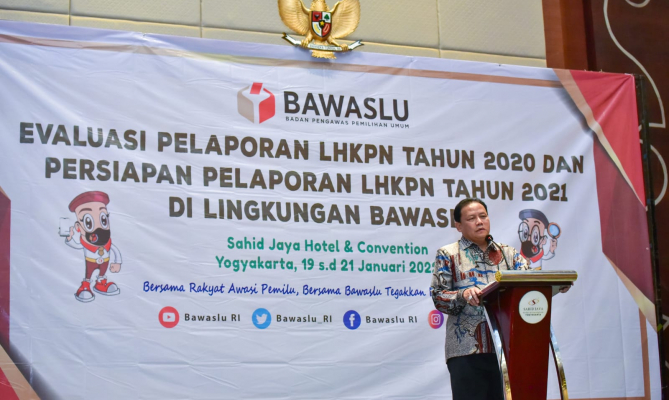 Targetkan 100 persen Kepatuhan LHKPN 2021, Abhan: Butuh Komitmen Kerja Sama Seluruh Bawaslu