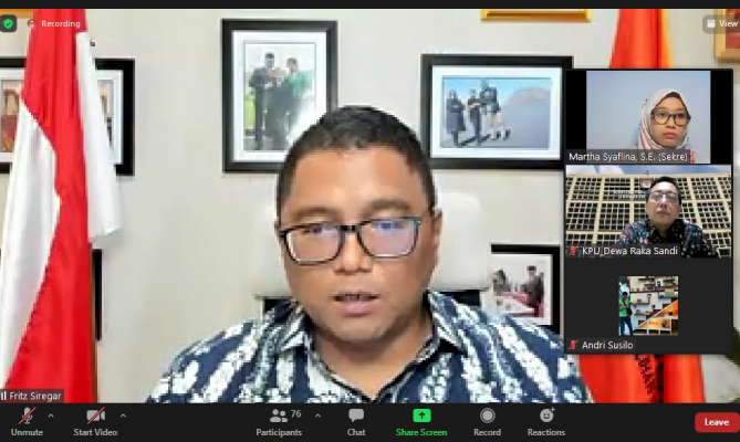 Ajak Anak Muda Berpartisipasi dalam Pemilu 2024, Fritz: Berani untuk Melaporkan!