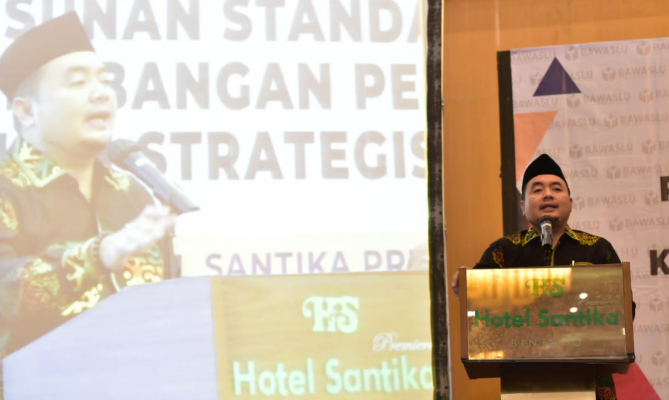 Rakornas Puslitbangdiklat Bawaslu, Afif Minta Petakan Kebijakan Strategis Pengawasan