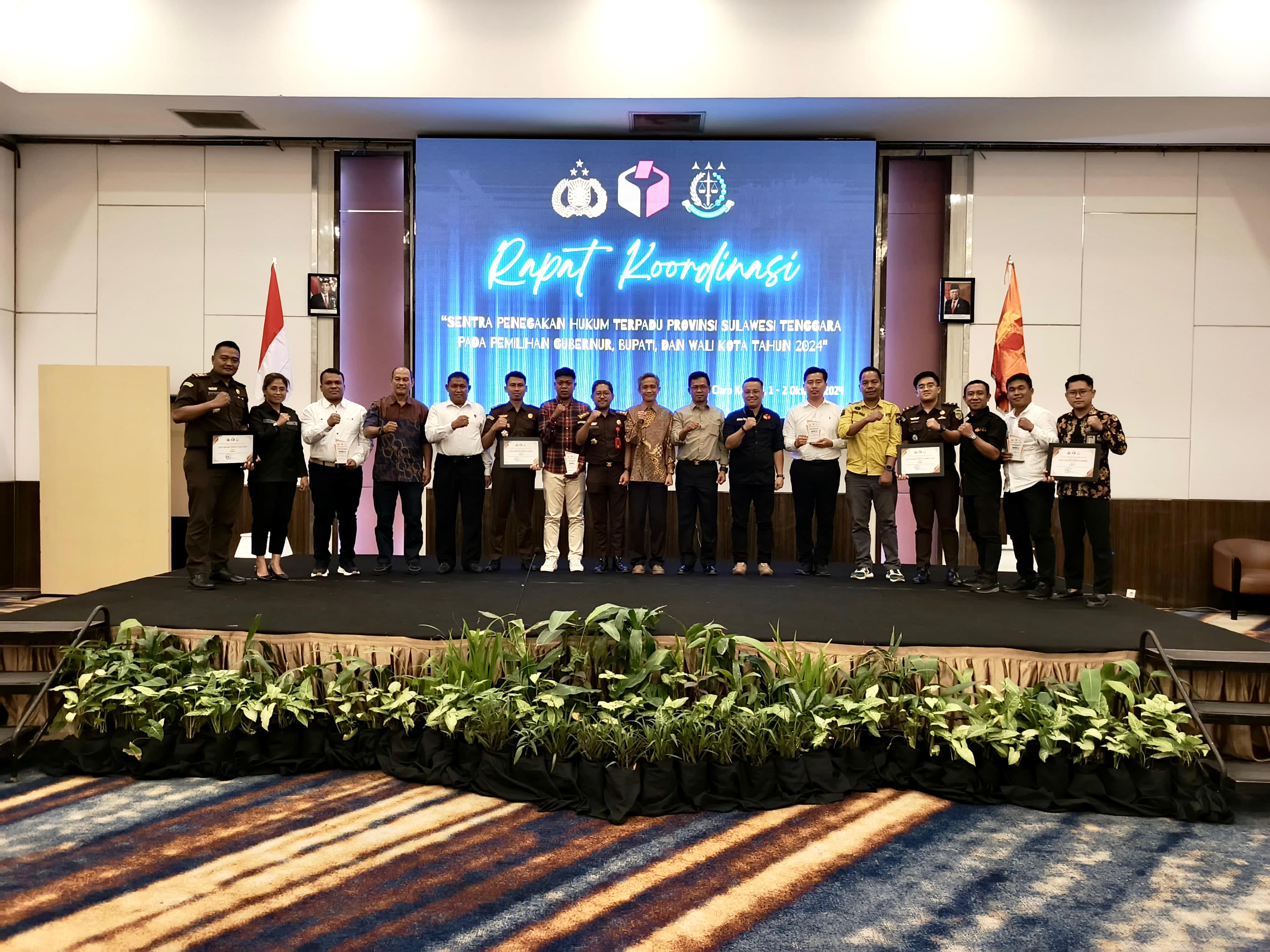 Bawaslu Sultra Rumuskan Pola Tindak Penanganan Pelanggaran dan Tindak Pidana Pemilihan melalui Sentra Gakumdu