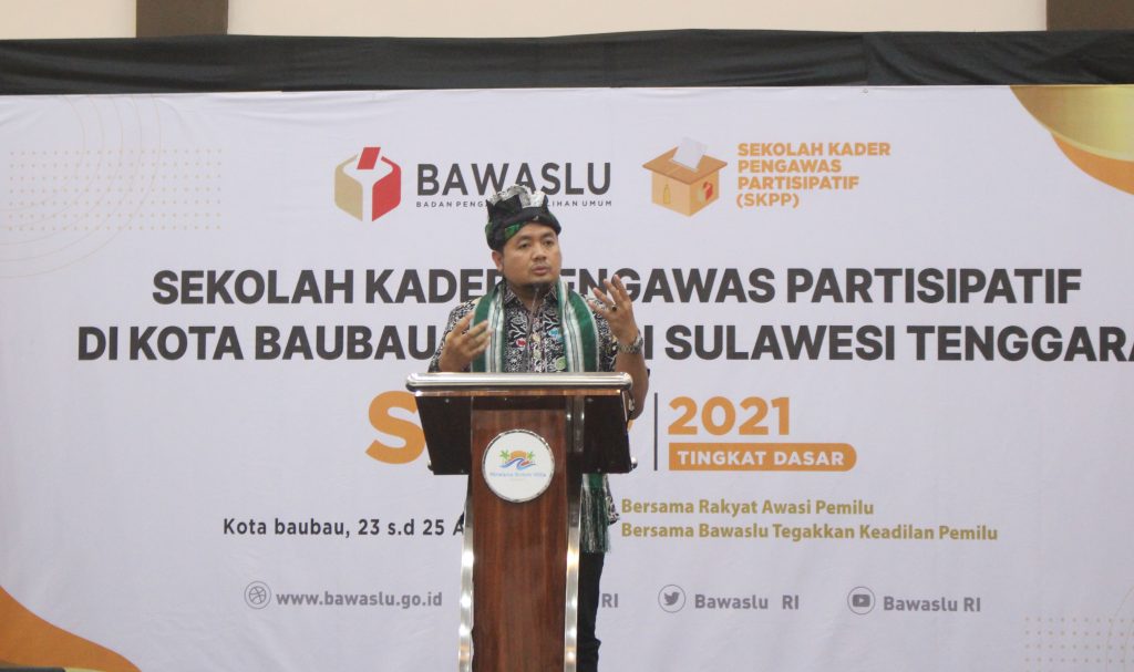 Buka SKPP di Baubau, Afif: Tujuan SKPP Mengajak Masyarakat dalam Mengawal Demokrasi