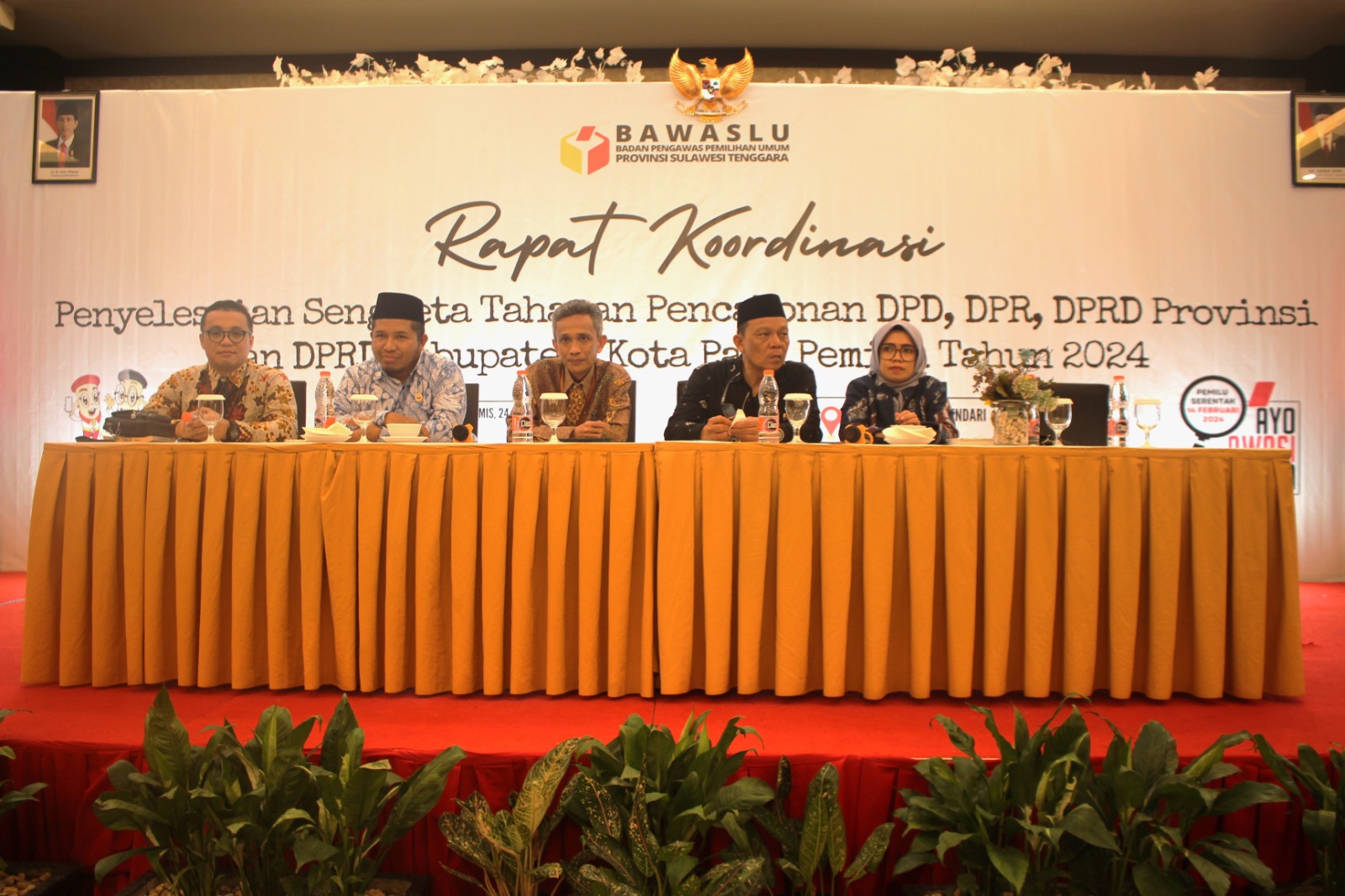 Menghadapi Sengketa Bawaslu Sultra Gelar RaKoor Penyelesaian Sengketa Tahapan Pencalonan DPD, DPR, DPRD Provinsi dan DPRD Kabupaten/Kota Pada Pemilu Tahun 2024