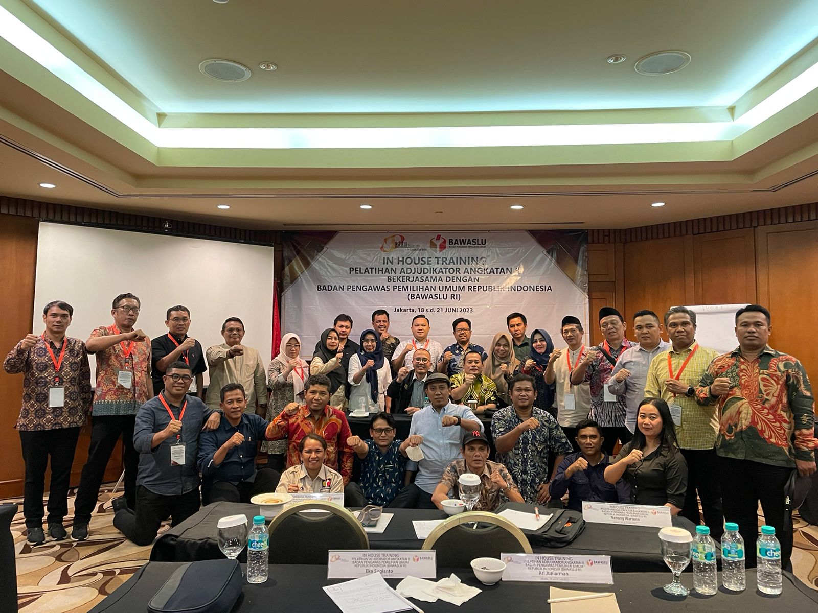 Pimpinan Bawaslu Sultra Mengikuti Training Pelatihan Adjudikator Justitia Training Center Bekerja Sama Dengan Badan Pengawas Pemilihan Umum Republik Indonesia (Bawaslu RI)