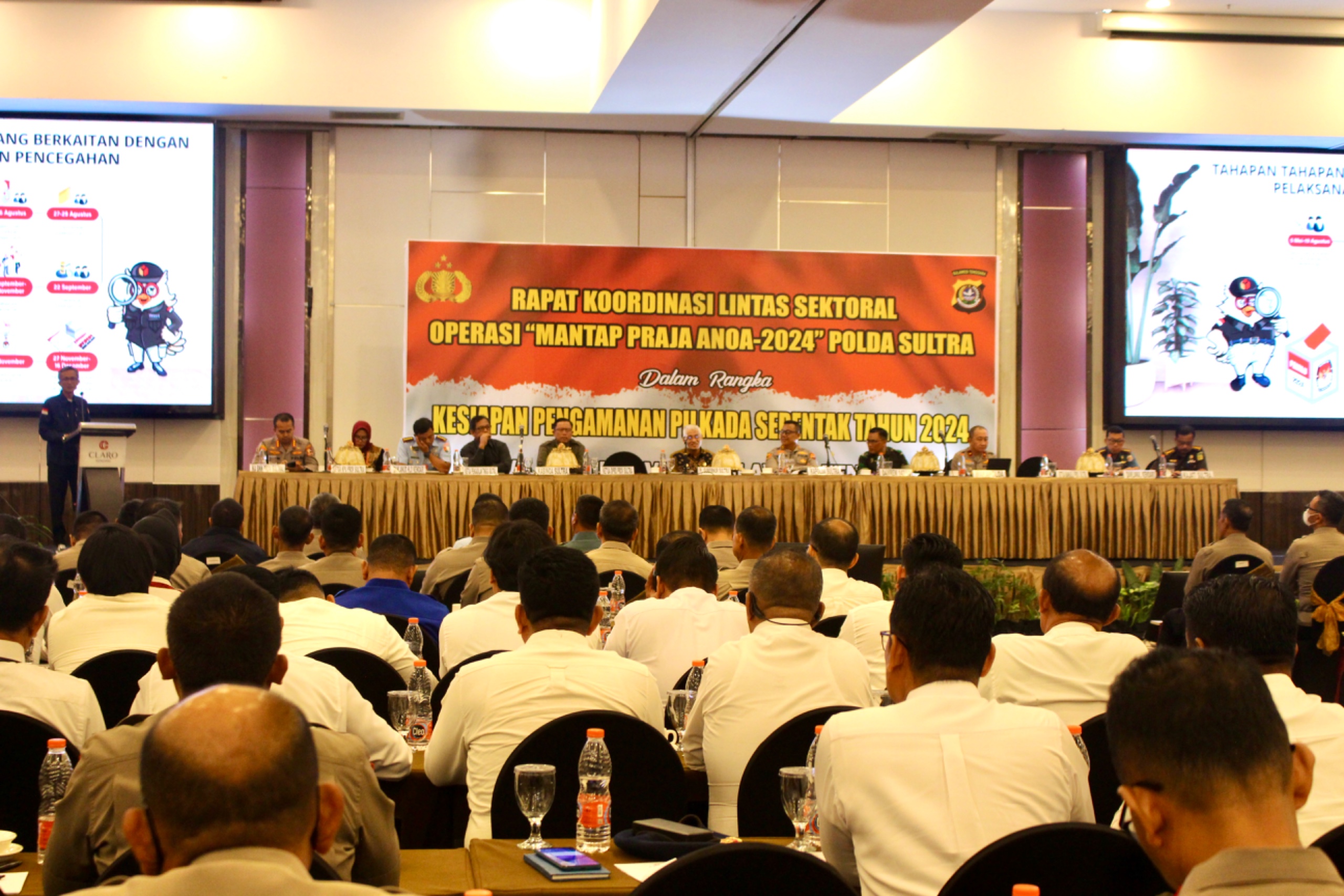 Upaya Bawaslu Sultra dan Polda Sultra Cegah Polarisasi dalam Pemilihan Serentak 2024