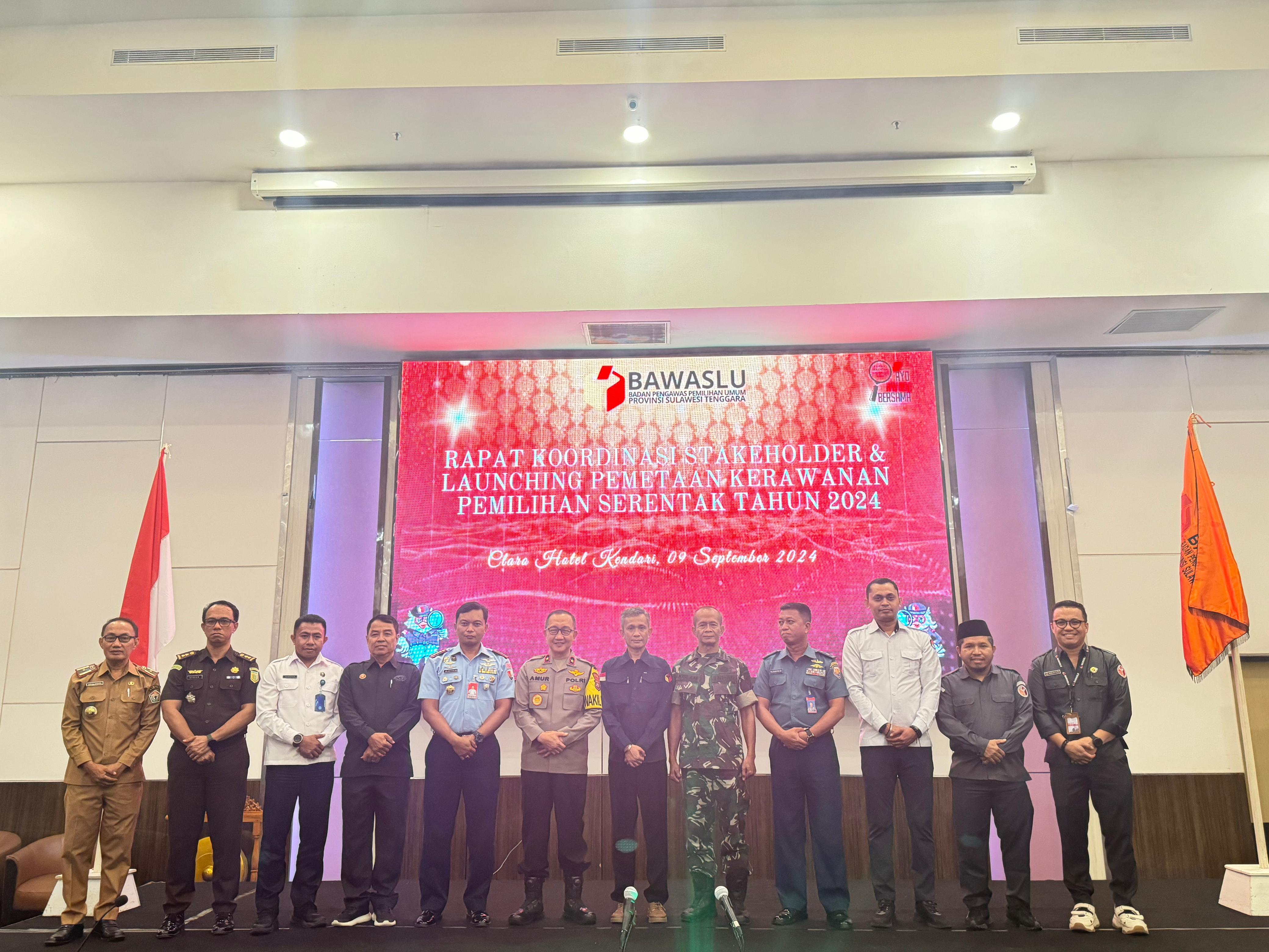Bawaslu Sultra Meluncurkan 7 (Tujuh) Isu Kerawanan Pemilihan Serentak Tahun 2024