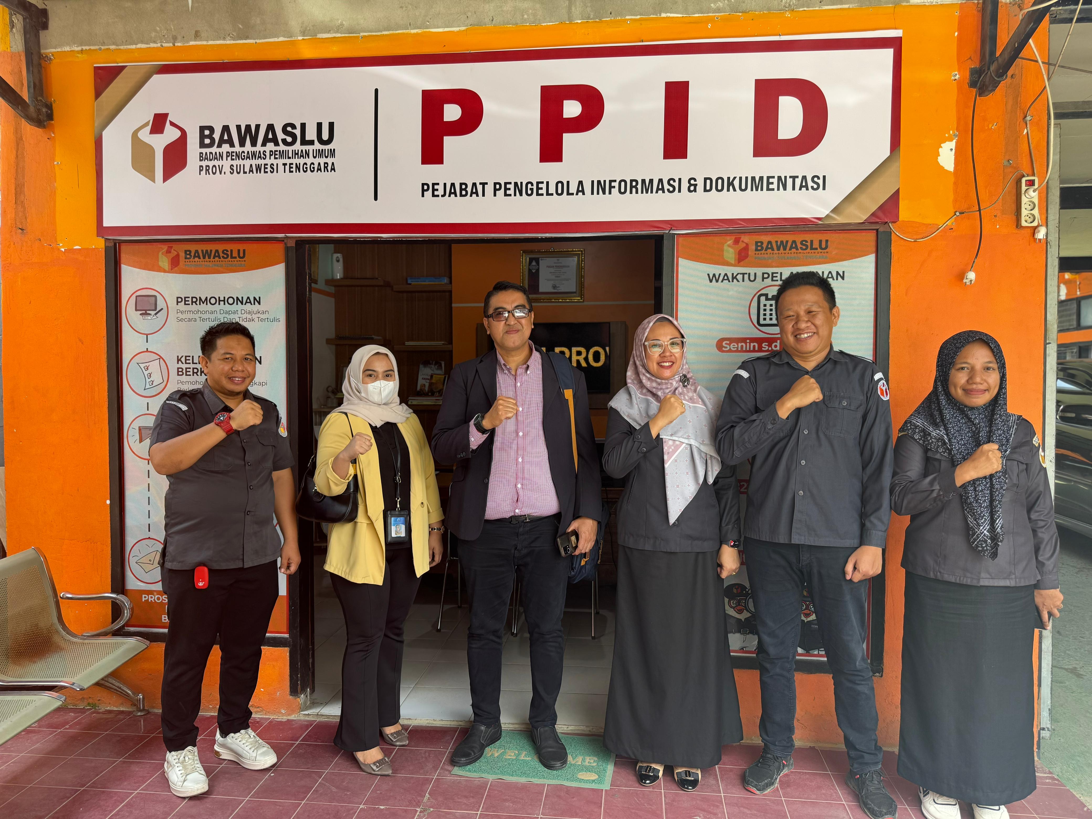 Bawaslu Sultra Terima Kunjungan Tim Visitasi KIP Tahun 2024