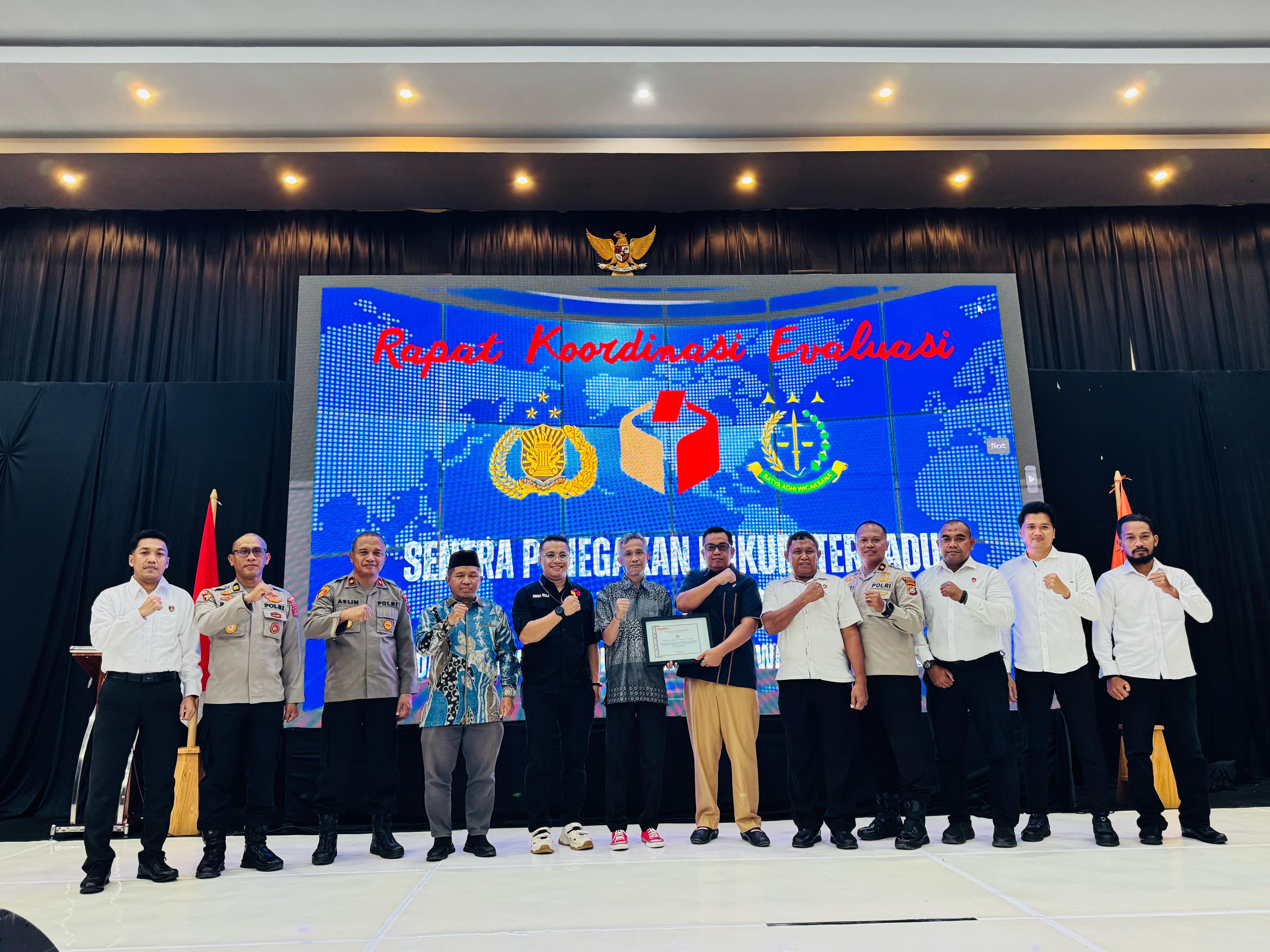 Bawaslu Sultra Gelar Rapat Koordinasi Evaluasi Sentra Penegakan Hukum Terpadu Provinsi Sulawesi Tenggara pada Pemilihan Gubernur, Bupati, dan Wali Kota Tahun 2024