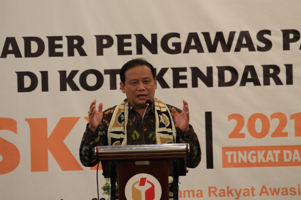 Buka SKPP di Kota Kendari,  Abhan Berharap Lahir Kader-Kader Pengawas Partisipatif di Pemilu 2024