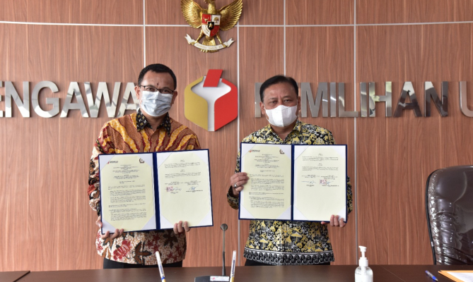 Tingkatkan Kualitas Penegakan Hukum Pemilu, Bawaslu dan APHTN- HAN Tandatangani Nota Kesepahaman