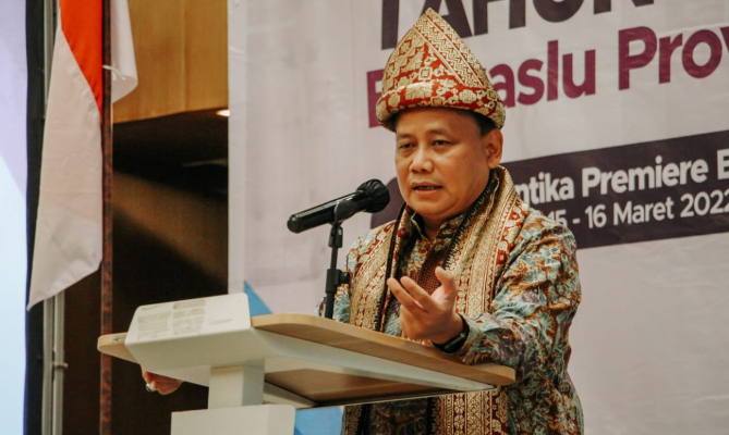 Rakor Kesiapan Pengawasan Pemilu 2024 Sumsel, Abhan Ingatkan 3 Hal Penting yang Perlu Dipersiapkan