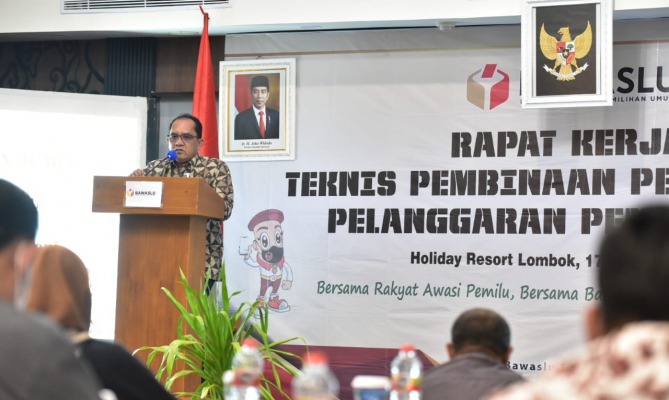 Rakernis Penanganan Pelanggaran Pemilu Hasilkan Tiga Rekomendasi