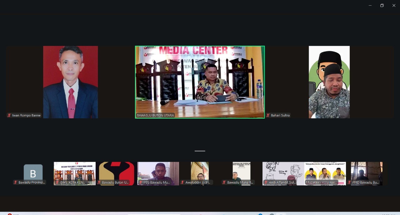 Bawaslu Sultra Gelar Ngobrol Kamis Edisi ke-8: €œMewujudkan Pemilu Tanpa Pelanggaran, Mungkinkah?€