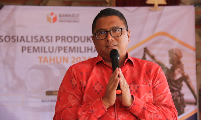 Lindungi Hak Pilih Masyarakat, Fritz Sosialisasikan Produk Hukum Pemilu dan Pemilihan di Bangli