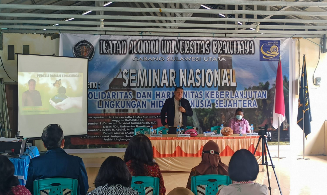Herwyn Gaungkan Pemilu Ramah Lingkungan dalam Seminar Alumni Universitas Brawijaya
