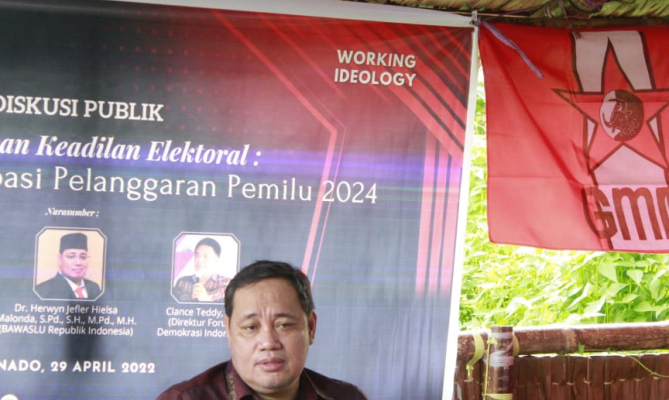 Diskusi dengan Mahasiswa, Herwyn: Bawaslu Butuh Masyarakat