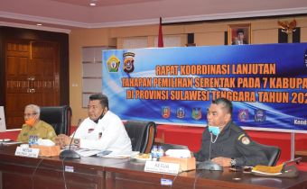 Ikuti Rakor dengan Wakil Gubernur Sultra, Hamiruddin Udu Beberkan Kesiapan Bawaslu Sultra dan Jajaran dalam Mewujudkan Pengawasan Pilkada 2020 yang Demokratis