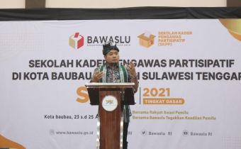 Buka SKPP di Baubau, Afif: Tujuan SKPP Mengajak Masyarakat dalam Mengawal Demokrasi