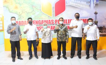 Kunker ke Bawaslu Sultra, Anggota DPD RI Apresiasi Kinerja Bawaslu atas Suksesnya Pilkada Serentak Tahun 2020