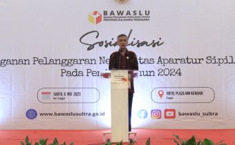 IWAN ROMPO BANNE; SEBAGAI PENGAWAS PEMILU, KITA MEMASTIKAN DI SEMUA JAJARAN UNTUK TIDAK MELANGGAR UU TERKAIT NETRALITAS ASN