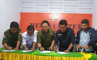 Bahas Potensi Kerawanan Pemilih di Daerah Perbatasan dalam Pilkada 2020, Bawaslu Sultra Lakukan Koordinasi dengan Bawaslu Sulteng