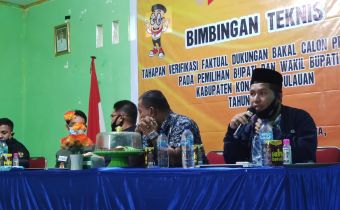 Bahari :  Titik-Titik Potensi Pelanggaran dalam Pelaksanaan Verifikasi Faktual Dukungan Calon Perseorangan di Kabupaten Konawe Kepulauan