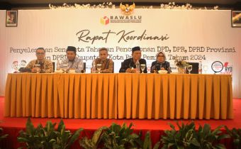 Menghadapi Sengketa Bawaslu Sultra Gelar RaKoor Penyelesaian Sengketa Tahapan Pencalonan DPD, DPR, DPRD Provinsi dan DPRD Kabupaten/Kota Pada Pemilu Tahun 2024