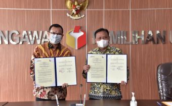 Tingkatkan Kualitas Penegakan Hukum Pemilu, Bawaslu dan APHTN- HAN Tandatangani Nota Kesepahaman
