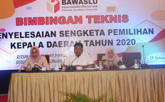 Gelar Bimtek Penyelesaian Sengketa Pemilihan, Bawaslu Sultra Siap Hadapi Pilkada 2020