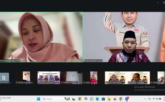 Bahari, S.P., M.P., M.H (Koordiv Pencegahan, Parmas dan Humas Bawaslu Sultra) Saat Memberikan Arahan di Edisi Ngobrol Kamis 