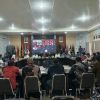 Ketua dan Anggota Bawaslu Provinsi Sulawesi Tenggara Saat Menghadiri Rakoor PDPB Semester II Tahun 2026 Melalui Luring dan Daring